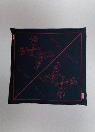 Вінтажна бандана хустка косинка levi's байкерська рокерська