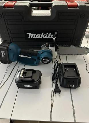 Аккумуляторная мини цепная пилка makita duc200z 24v 5a в кейсе