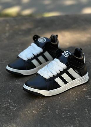 Зимові черевики Chaussures campus колір чорний, білий