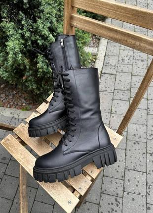 Зимові високі ботінки