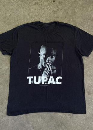 Футболка tupac винтаж черный