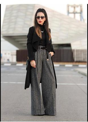 Жіночі теплі штани палаццо