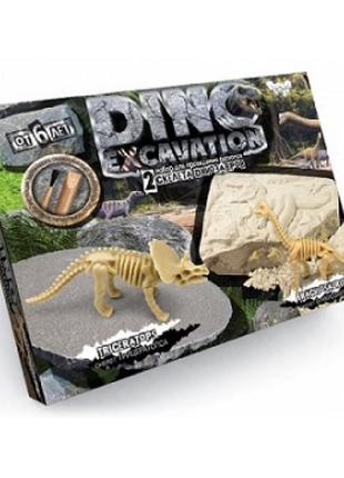 Набір для проведення розкопок "dino excavation" динозаври укр dex-01-04