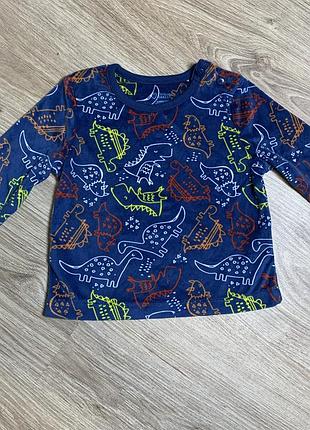 Дитяча флісова кофтинка для хлопчика 74 см primark