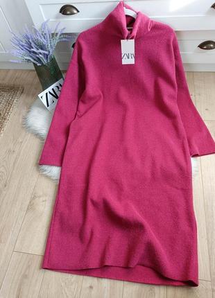 М’яка тепла сукня від zara, розмір s