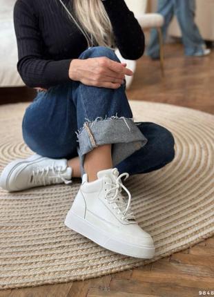 Кроссовки натуральная кожа