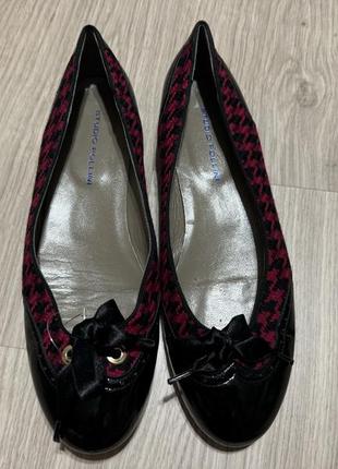 Балетки кожаные pollini studio 39 италия