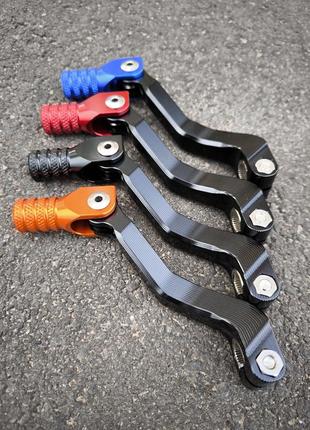 Лапка перемикання передач мотоцикла geon, kovi, ktm, kayo, profactory, усиленная