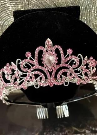 Весельная диадема, тиара красивая, примеси, корона