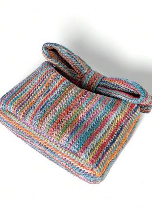 Жіноча маленька сумка клатч t-338 різнокольорова2 фото