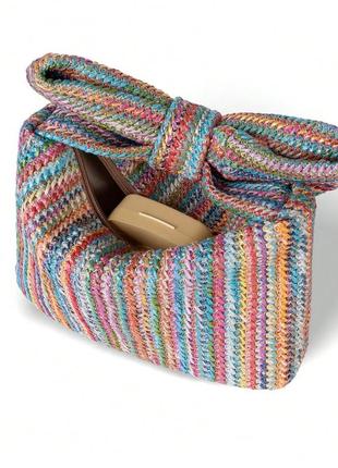 Жіноча маленька сумка клатч t-338 різнокольорова4 фото