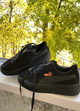Кроссовки 👟🖤 слипоны  кеды натуральная замша пума