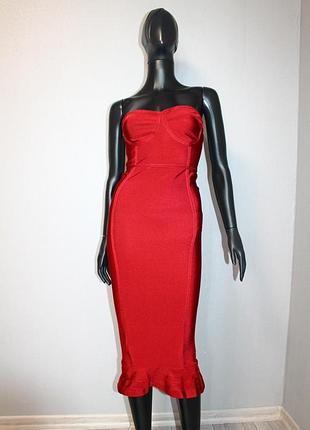 Бандажное платье