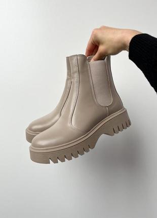 4922 зимові бежеві челсі