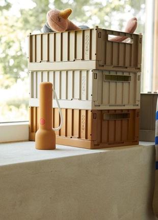 Liewood gry kids flashlight детский силиконовый фонарик golden caramel