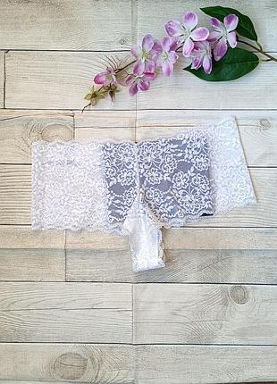 Кружевные бесшовные трусики шортики