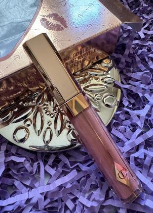 Культовий розкішний блиск для губ charlotte tilbury lip lustre lip gloss pillow talk, 3,5 мл
