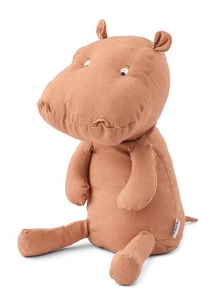 Liewood hippo tuscany rose м'яка іграшка бегемот льон
