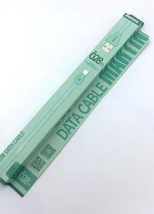 Дата кабель remax rc-028m martin micro usb blue