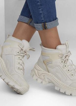 Жіночі черевики високі skechers 177242 оригінал