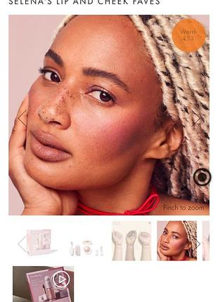 Новинка! лимитированный набор rare beauty selena's lip and cheek faves