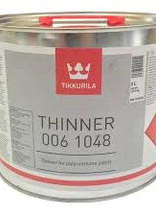 Растворитель органический tikkurila 1048 для материалов temadur 3л.