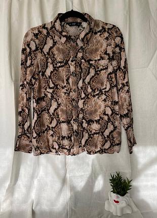 F&f сорочка зміїний принт