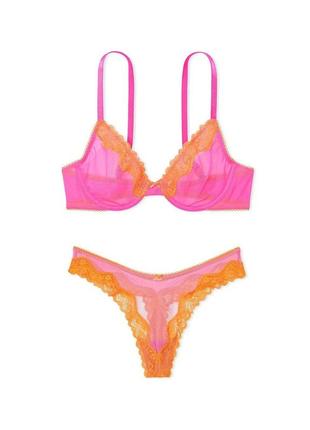 Кружевной комплект белья victoria's secret