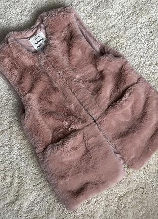 Детская жилетка, безрукавка на девочку zara
