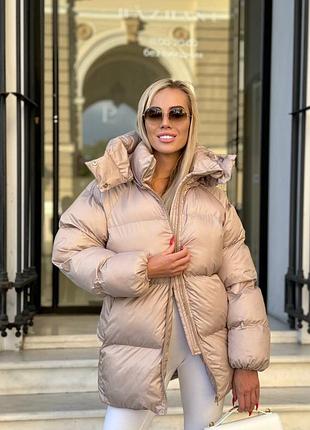 Женский пуховик,жіночий пуховик,пуффер,зимова зимняя куртка,тепла,тёплая оверсайз