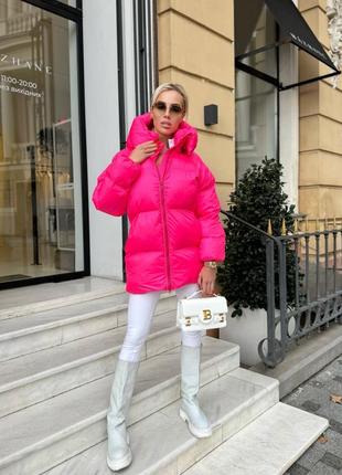 Женский пуховик,жіночий пуховик,пуффер,зимова зимняя куртка,тепла,тёплая оверсайз