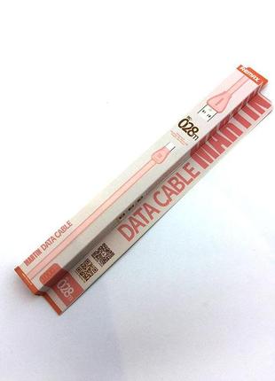 Дата кабель remax rc-028m martin micro usb pink