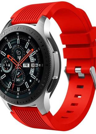 Силіконовий ремінець watchbands galaxy для samsung galaxy watch 46 мм червоний