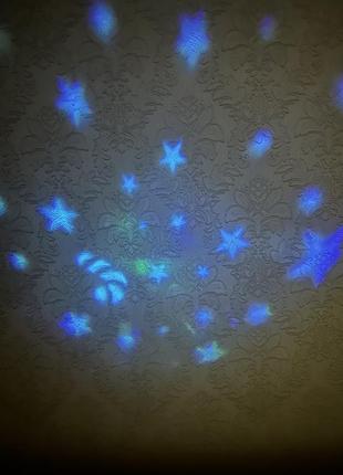 Нічник проектор зоряного неба санта клаус8 фото