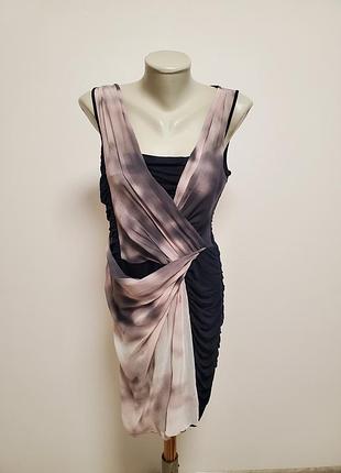 Очень шикарное шелковое платье премиум бренда