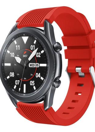 Силиконовый ремешок watchbands galaxy для samsung galaxy watch 3 45 мм красный