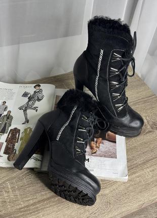 Идеальные ботильоны, сапоги dsquared♥️ натуральная замша и кожа