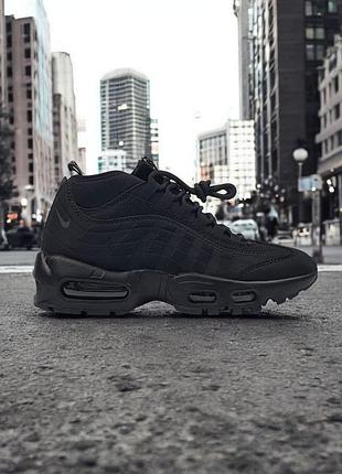 ✅ нова модель ✅ дуже круті кросівки nike air max 95 20th anniversary • black •
