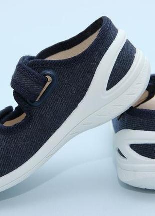 Новые тапочки waldi 0255 синие открытые. размеры:23