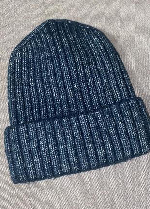Шапка в рубчик