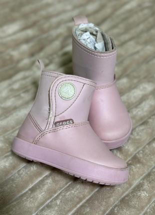 Термо осенние зимние сапоги ботинки crocs