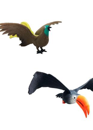 Стретч-іграшка у вигляді тварини тропічні пташки #sbabam 14-cn-2020 іграшка-сюрприз6 фото