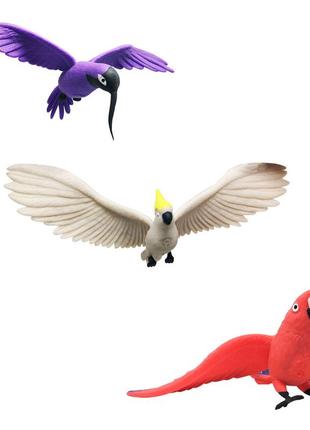 Стретч-іграшка у вигляді тварини тропічні пташки #sbabam 14-cn-2020 іграшка-сюрприз9 фото
