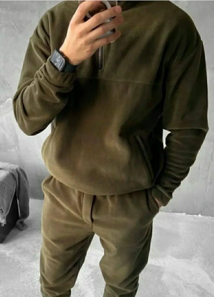 Костюм мужской двойка двухсторонний плотный флис 46-48; 50-52 2plgu1431-0222rве