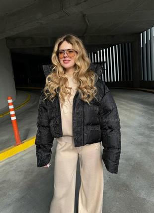 Зимняя куртка оверсайз в стиле balenciaga