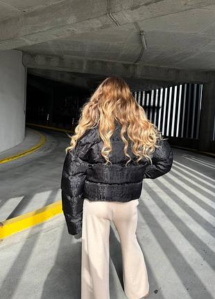 Зимняя куртка оверсайз в стиле balenciaga