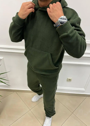 Костюм мужской двойка двухсторонний плотный флис 46-48; 50-52; 54-56 2plgu1431-0249rв