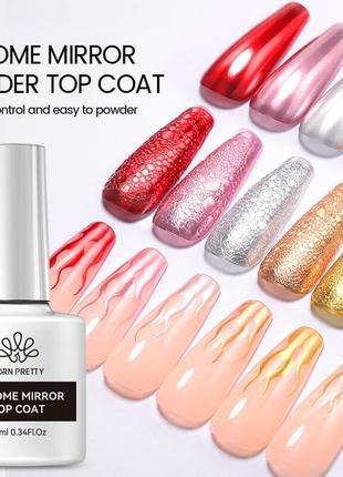 Топ для ногтей маникюра ветров гель лака хромный топ для маникюра