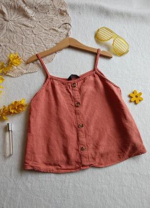 Блузка на бретельках 10-11 лет