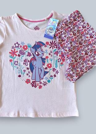 Детский комплект пижама my little pony 2-4 года 6-8 лет 
lupilu